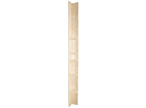 Tower Caddy, 4 Shelf w/Shaving Stand Travertine