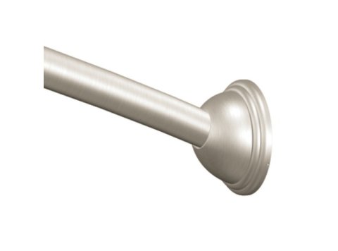 Curved Round Moen Shower Rod 5 Ft Brushed Nickel