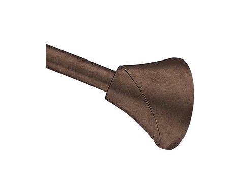 Moen Iso 57-60 inch Adjustable Tension Curved Shower Rod, Oil Rubbed Bronze
