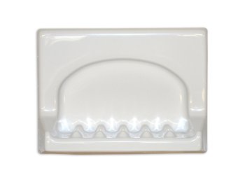 Surface Mount Soap Dish, White