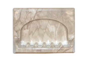 Surface Mount Soap Dish, Napoli Marble
