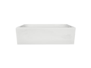 Spray Foam Bathtub Straight Skirt 53 x 29 x 13, White, Right Hand