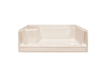 60x31x18 Acrylic LH Seat /Right Drain, Almond