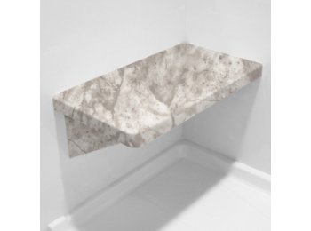 Arctic Ice LH Bench Shower Seat, Bracket & Supertach