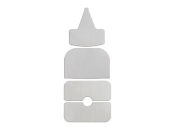 Safety Soft Walk-In Tub Seating and Flooring, Concrete Gray