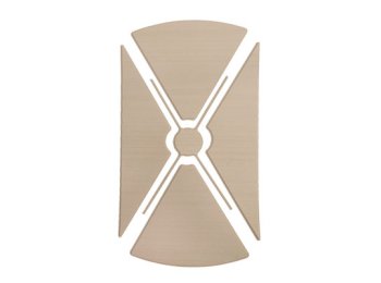 Safety Soft Seating & Flooring Large Shower Base, 39 inch x 20 inch, Center Drain, Tuscan