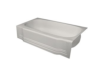 5 ft. Classic Gray Bathtub Liner