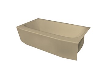 5 ft. Winged Sandbar Bathtub Liner