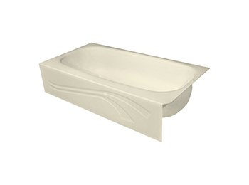 5 ft. Wave Biscuit Bathtub Liner