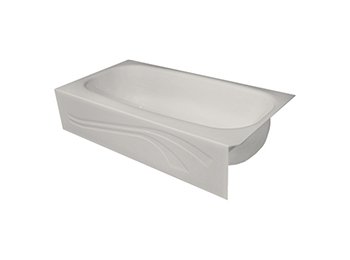5 ft. Wave Gray Bathtub Liner