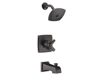 Delta Ashlyn Single Handle Single Function Bathtub & Shower Faucet, Venetian Bronze (Trim Only)