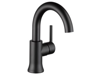 Trinsic - Single Handle High-Arc Lavatory Faucet, Matte Black