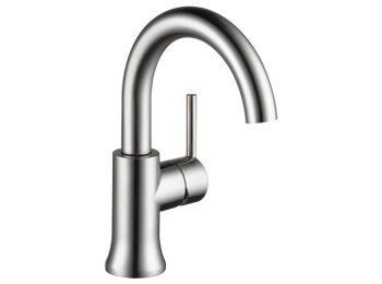 Trinsic - Single Handle High-Arc Lavatory Faucet, Brilliance Stainless