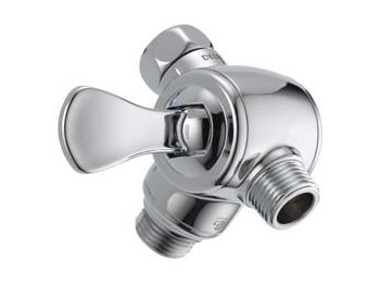 Universal Showering - 3-Way Shower Arm Diverter For Hand Shower, Chrome