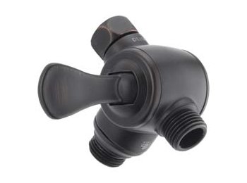 Universal Showering - 3-Way Shower Arm Diverter For Hand Shower, Venetian Bronze