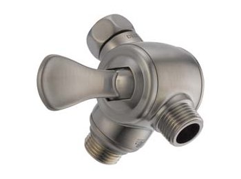 Universal Showering - 3-Way Shower Arm Diverter For Hand Shower, Brilliance Stainless