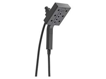 Universal Showering - H2Okinetic In2Ition 4-Setting Two-In-One Shower, Matte Black