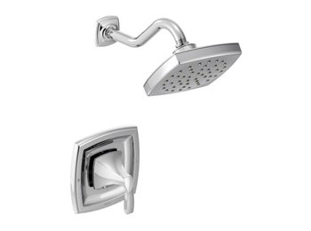 Moen Voss Single Handle Single Function Shower Faucet in Chrome (Trim Only) - Use Valve MU140CIS