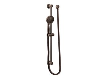 Moen 3667Ep Eco-Performance 4-Function Handshower, Slide Bar & Elbow, Oil Rubbed Bronze