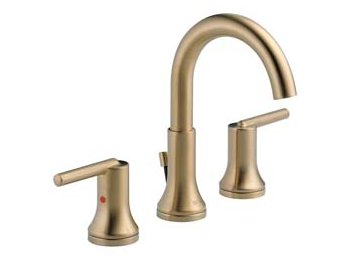 Trinsic - Two Handle Widespread Lavatory Faucet, Champagne Bronze