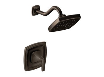 Moen Voss Single Handle Single Function Shower Faucet In Oil Rubbed Bronze (Trim Only)