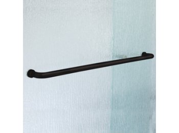 24 inch Recessed Finger Pull Towel Bar, Oil Rubbed Bronze