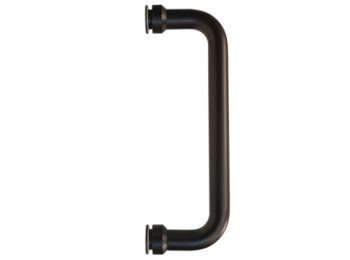 8 inch C-Pull Vertical Handle, Oil Rubbed Bronze