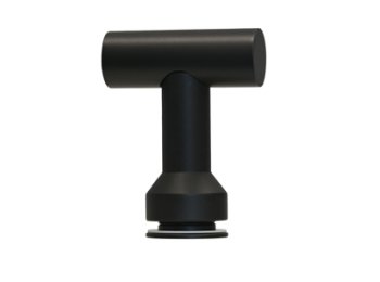 T-Version Knob For Lp Towel Bar, Matte Black