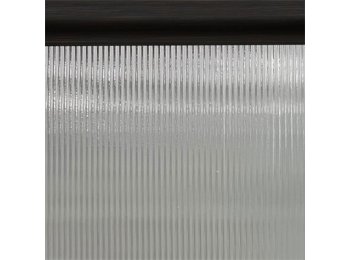 Shower Panel Replacement 30 X 68 1/4 In Corrugated Glass, Oil Rubbed Bronze
