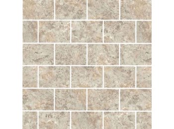 Imp/Cobblestone 65X98.5 W/ 4 Special Bends Bianco Travertine