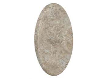 4 Inch Hole Cap Bianco Travertine