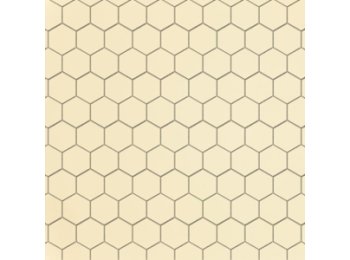 Deco Trim Hexagon W/ 1 Special Bend Almond