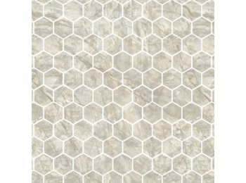 Deco Trim Hexagon W/ 1 Special Bend Pompeii Marble