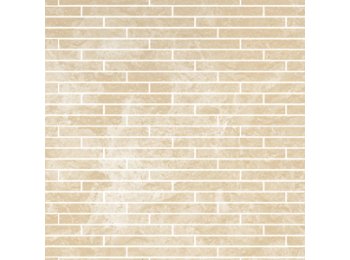 Deco Trim Stacked White Travertine