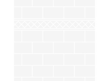 Imp/Flagstone 65X98.5 W/ 1 Special Bend White
