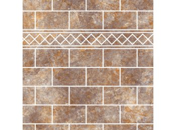 Imp/Flagstone 65X98.5 W/ 4 Special Bends Canyon Rock