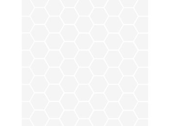 Imp/Hexagonal 40X103 W/ 1 Special Bend White