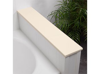Knee Wall Cap, Acrylic (3/4 X 6 X 40), Almond