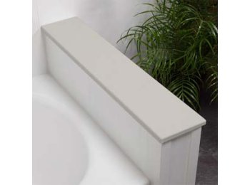 Knee Wall Cap, Acrylic (3/4 X 6 X 40), Gray