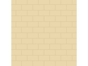 LE/3x6 Subway Side Wall W/ 3 Special Bends Almond