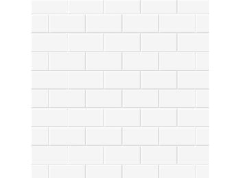36X98 Subway Tile White