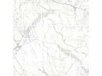 LE/Cobblestone Back Wall W/ 2 Special Bends Santorini White