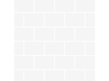 Imp/Cobblestone 40X98.5 W/ Regular Bend White