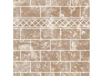 Imp/Flagstone 40X98.5 W/ 1 Special Bend Sandalwood