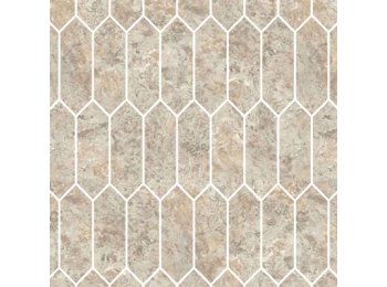 Imp/Picket 40X98.5 W/ 4 Special Bends Bianco Travertine