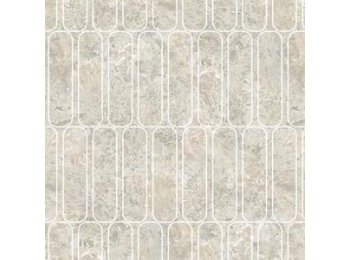 IMP/Oblong 40X98.5 W/ 1 Special Bend San Michele Travertine