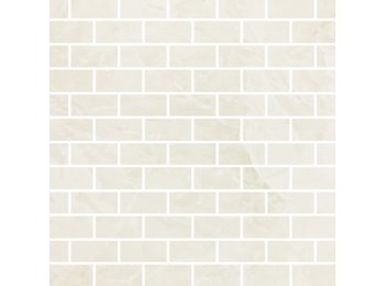 Rvl/3X6 Subway 40X103 W/ 2 Special Bends Silver White Marble