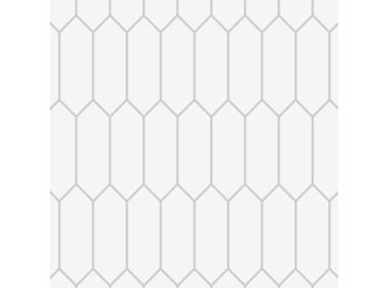 Imp/Picket 40X98.5 W/ 2 Special Bends Matte White Grayline