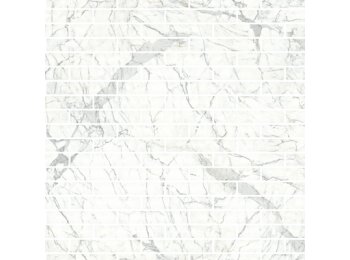 LE/3x15 Panorama Santorini White Back Wall