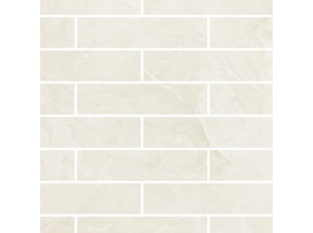 Rvl/6X24 Fairfield 60X103 W/ 4 Special Bends Silver White Marble